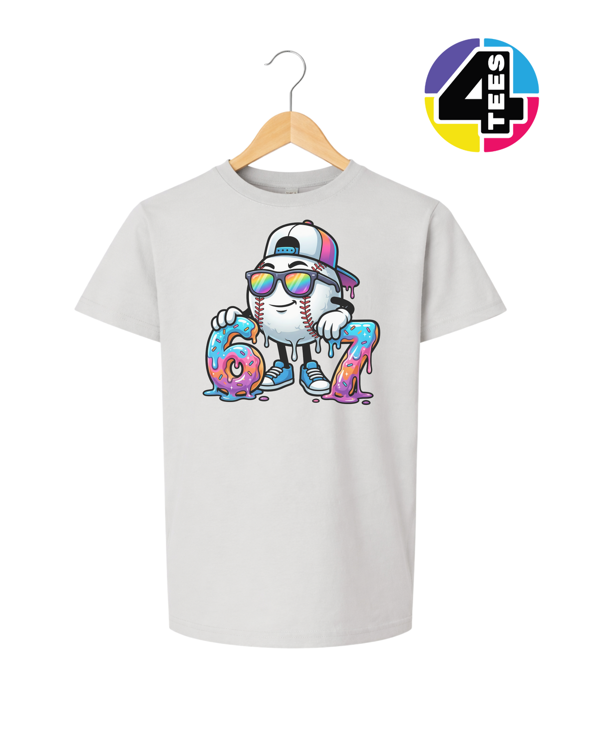 Drip Vibes Slugger 67 Youth Tee