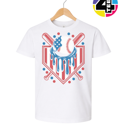 Patriot Drip Slugger Youth Tee