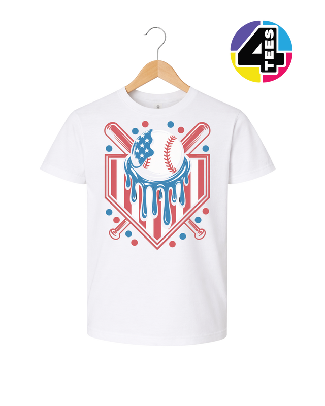 Patriot Drip Slugger Youth Tee
