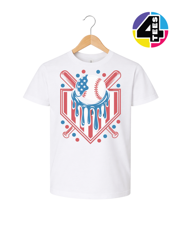 Patriot Drip Slugger Youth Tee