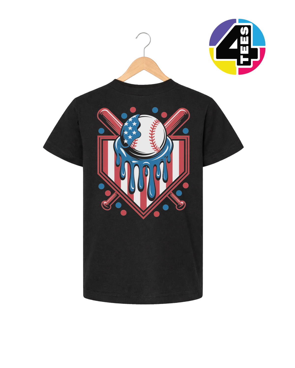Patriot Drip Slugger Youth Tee