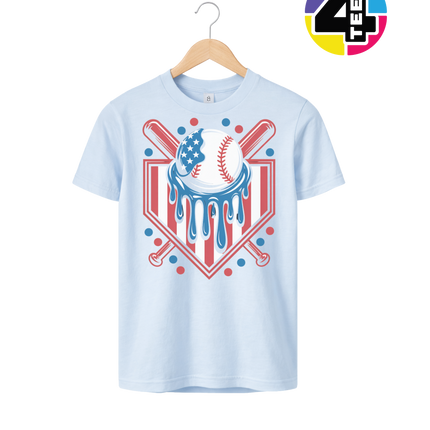 Patriot Drip Slugger Youth Tee