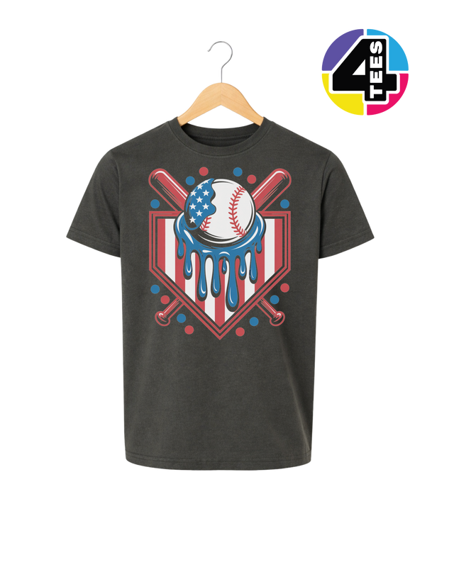 Patriot Drip Slugger Youth Tee