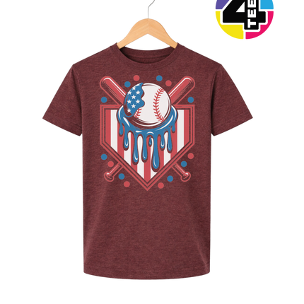 Patriot Drip Slugger Youth Tee