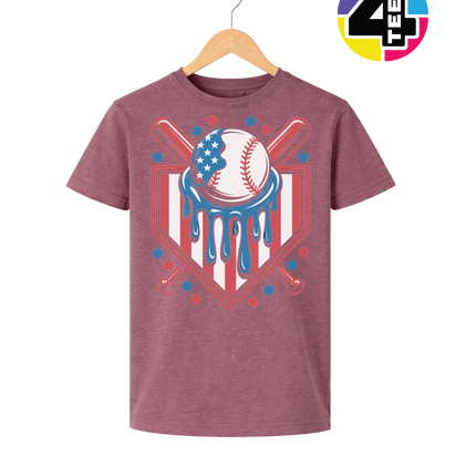 Patriot Drip Slugger Youth Tee