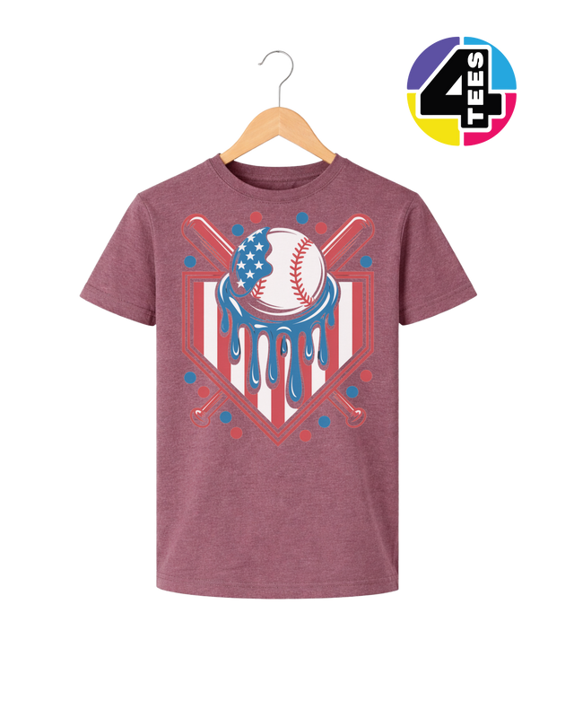 Patriot Drip Slugger Youth Tee