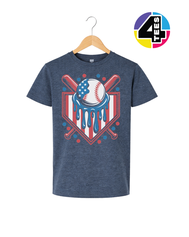 Patriot Drip Slugger Youth Tee