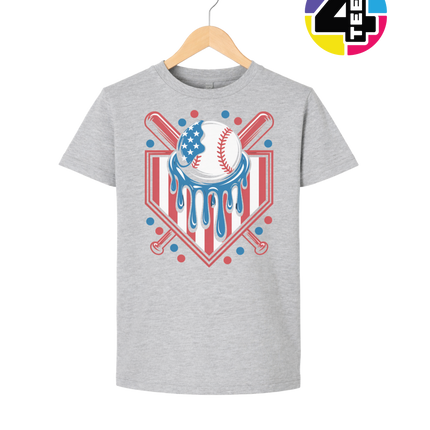 Patriot Drip Slugger Youth Tee