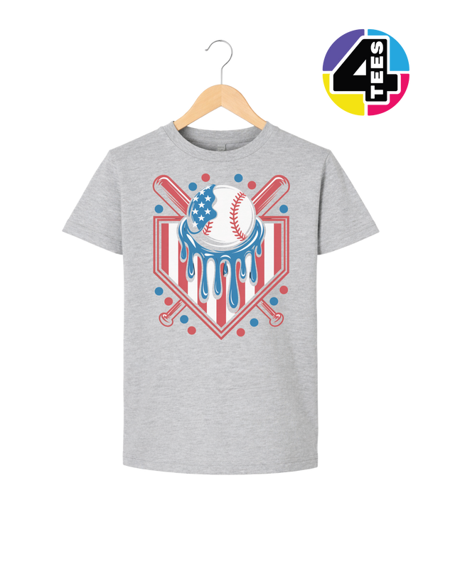 Patriot Drip Slugger Youth Tee