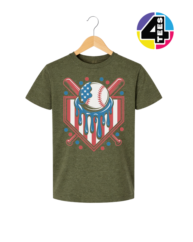 Patriot Drip Slugger Youth Tee