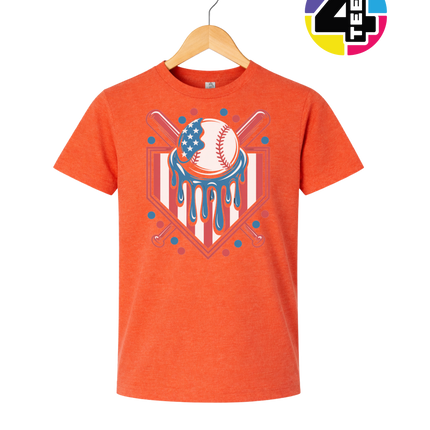 Patriot Drip Slugger Youth Tee