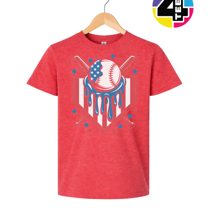 Patriot Drip Slugger Youth Tee