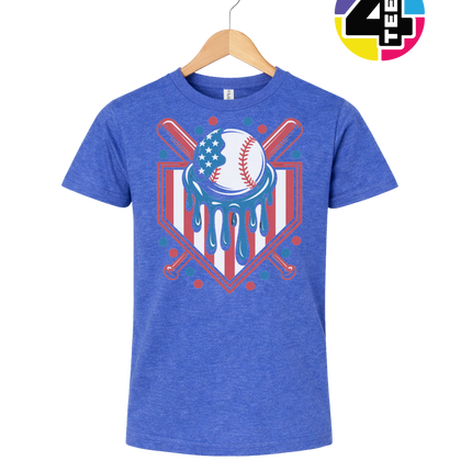 Patriot Drip Slugger Youth Tee