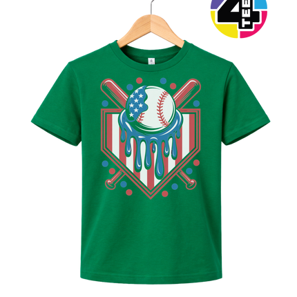 Patriot Drip Slugger Youth Tee