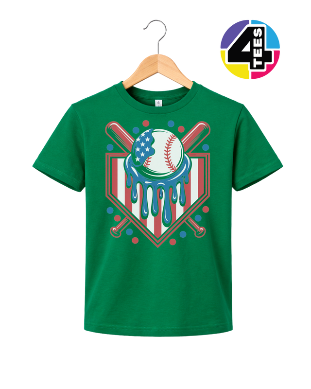 Patriot Drip Slugger Youth Tee