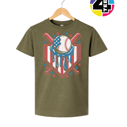 Patriot Drip Slugger Youth Tee
