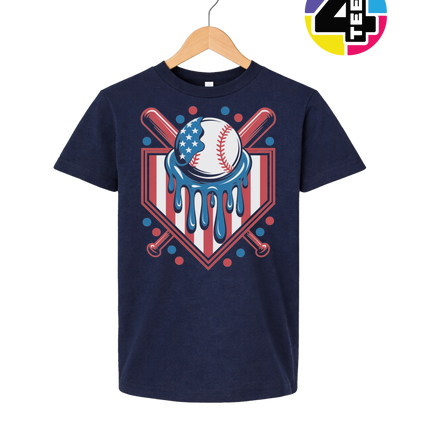 Patriot Drip Slugger Youth Tee
