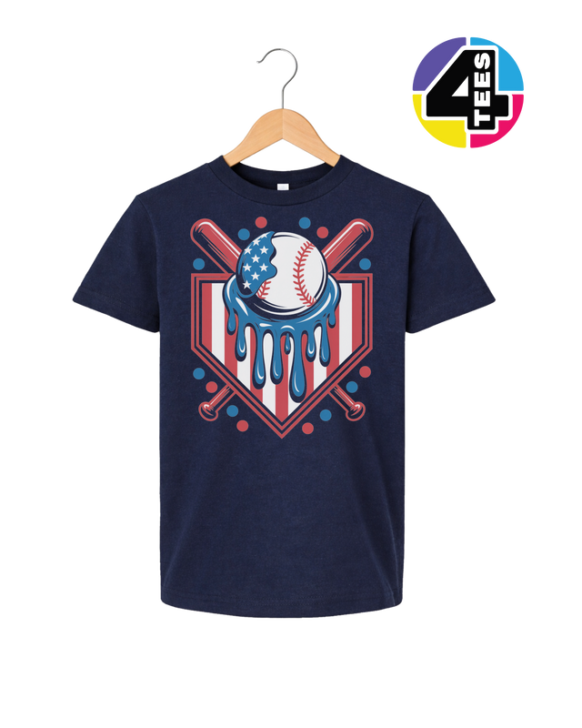 Patriot Drip Slugger Youth Tee