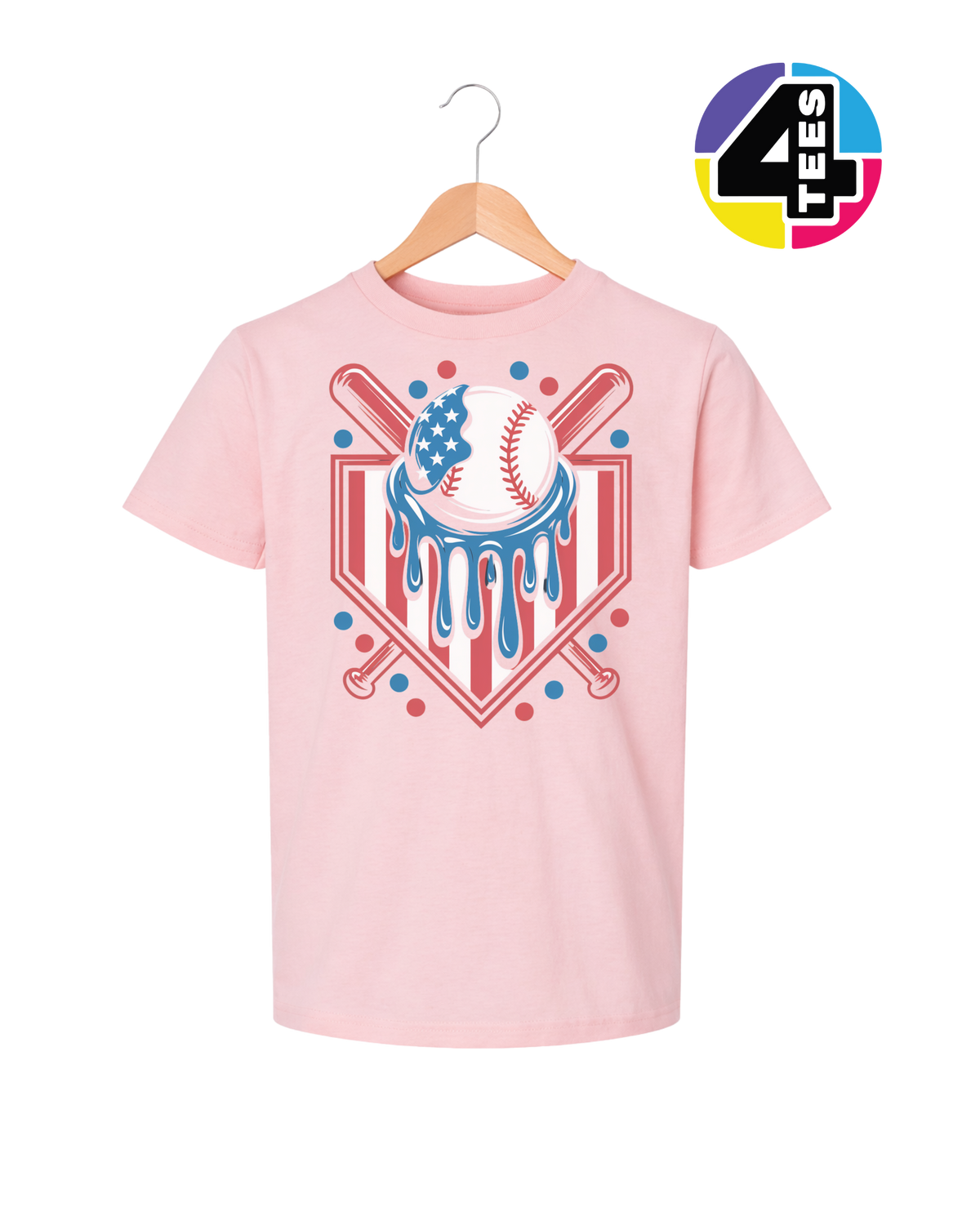 Patriot Drip Slugger Youth Tee
