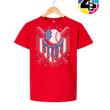 Patriot Drip Slugger Youth Tee