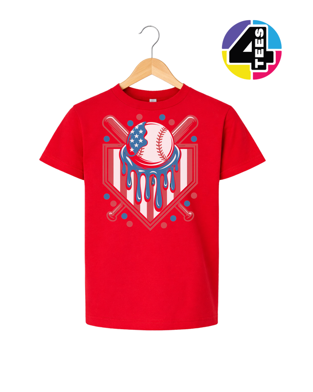 Patriot Drip Slugger Youth Tee