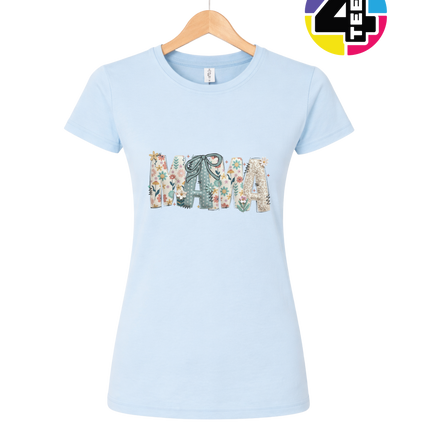Patchwork Bloom Mama Women's Tee