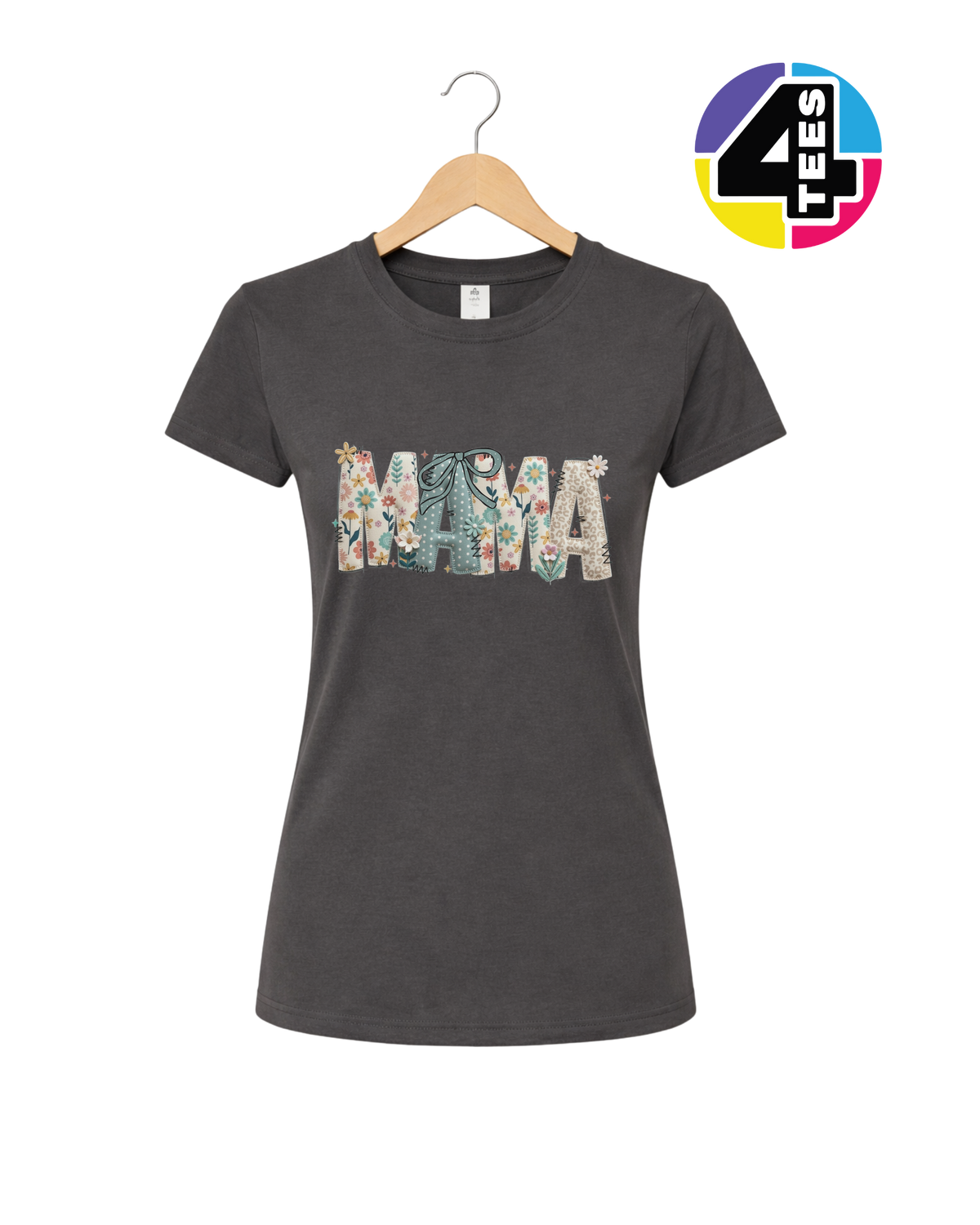Patchwork Bloom Mama Women's Tee