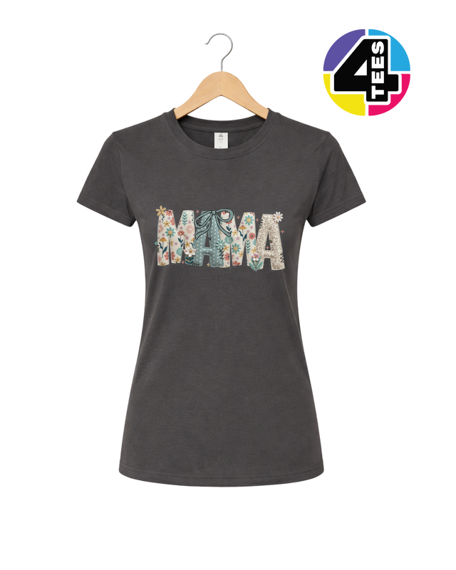 Patchwork Bloom Mama Women's Tee