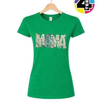 Patchwork Bloom Mama Women's Tee