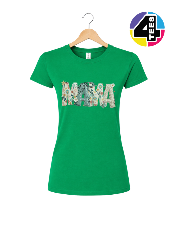 Patchwork Bloom Mama Women's Tee