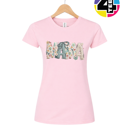 Patchwork Bloom Mama Women's Tee