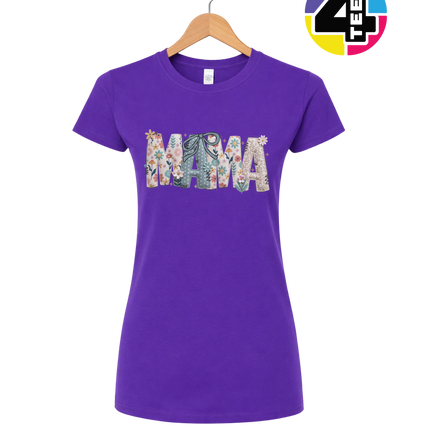 Patchwork Bloom Mama Women's Tee
