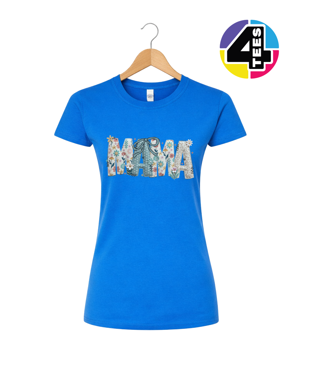 Patchwork Bloom Mama Women's Tee