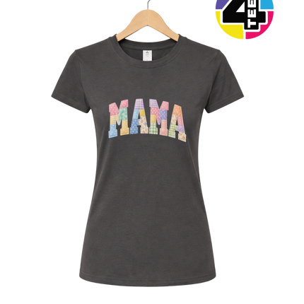Pastel Patchwork Mama Charm Women's Tee