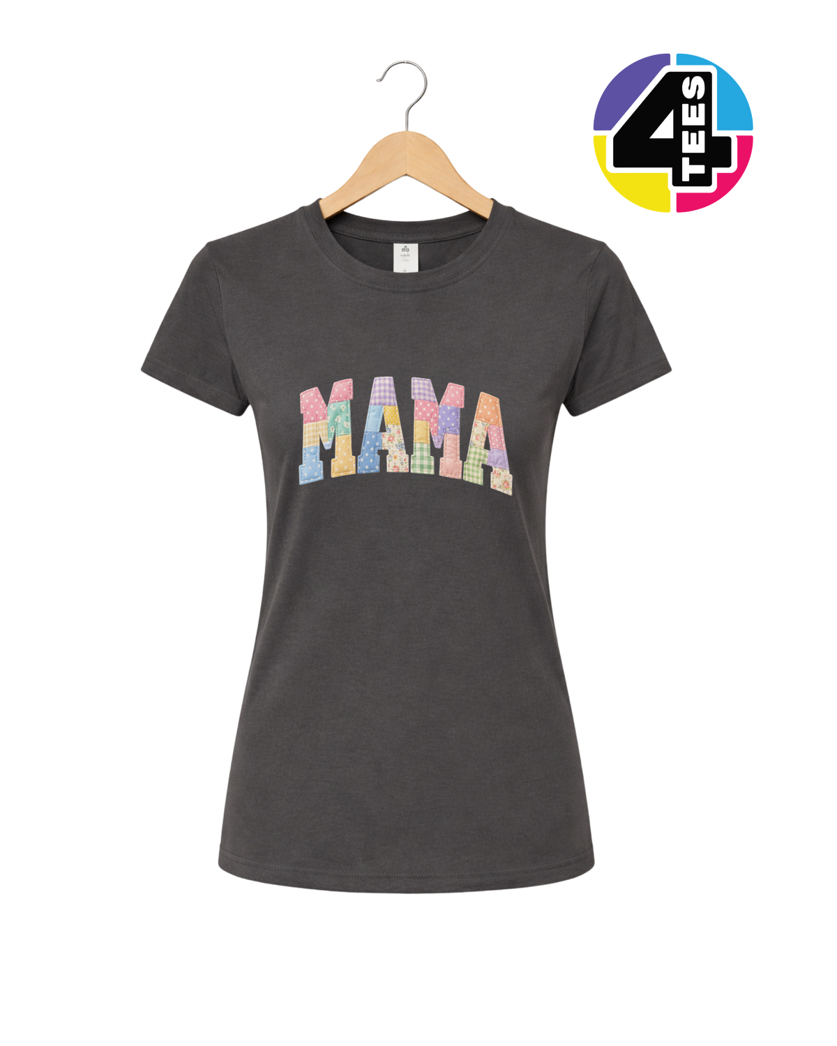 Pastel Patchwork Mama Charm Women's Tee