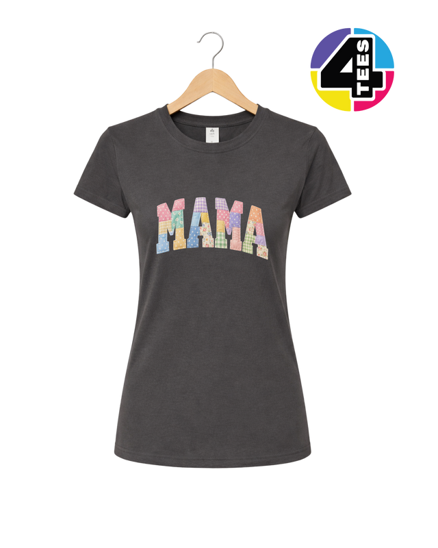 Pastel Patchwork Mama Charm Women's Tee