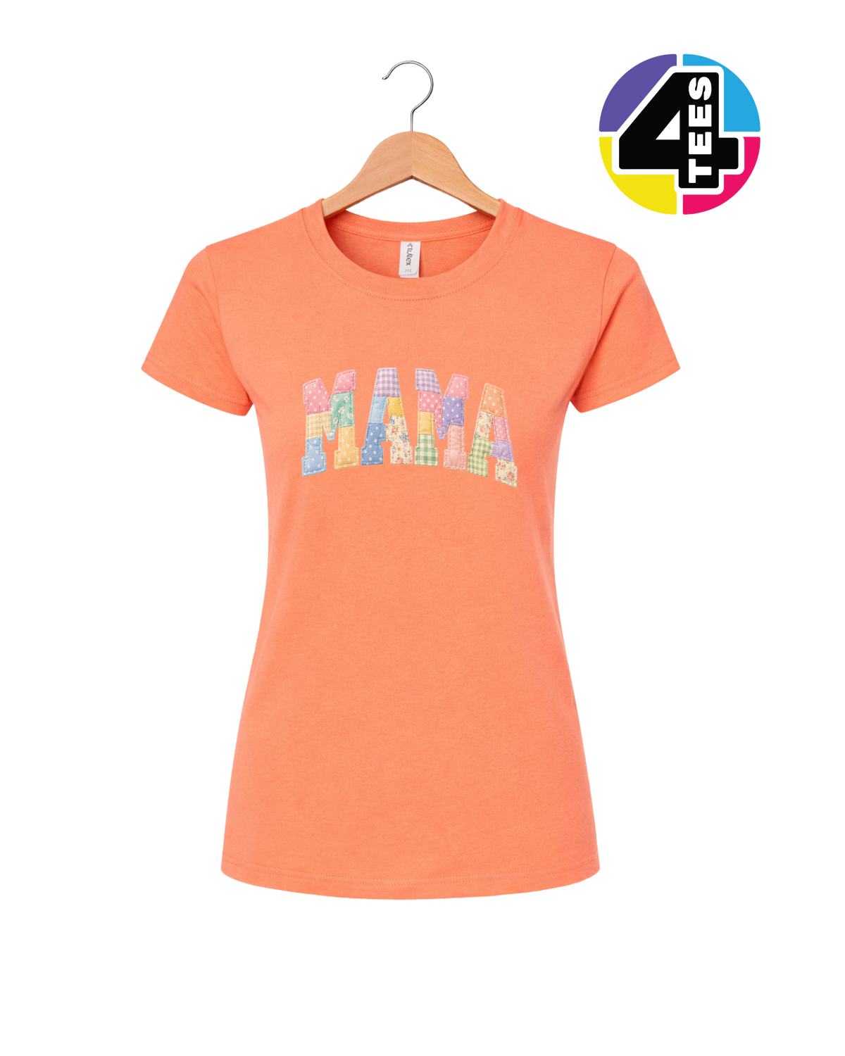 Pastel Patchwork Mama Charm Women's Tee