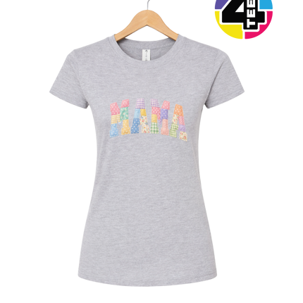 Pastel Patchwork Mama Charm Women's Tee