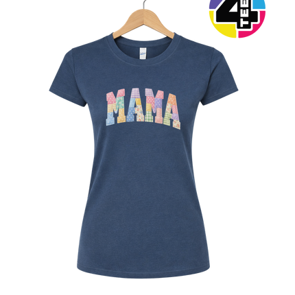 Pastel Patchwork Mama Charm Women's Tee