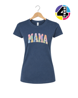 Pastel Patchwork Mama Charm Women's Tee
