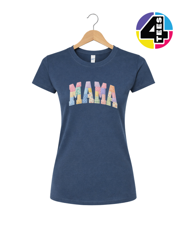 Pastel Patchwork Mama Charm Women's Tee