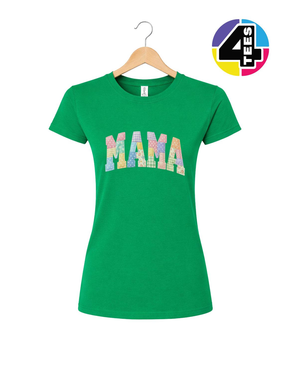 Pastel Patchwork Mama Charm Women's Tee
