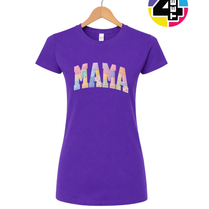 Pastel Patchwork Mama Charm Women's Tee