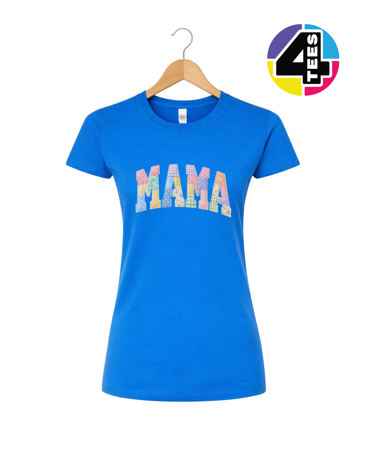 Pastel Patchwork Mama Charm Women's Tee
