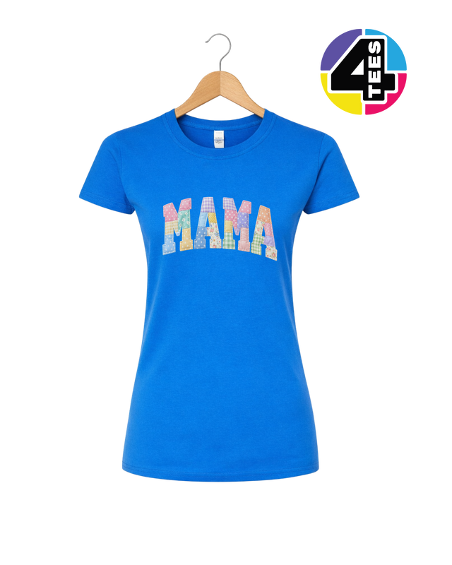Pastel Patchwork Mama Charm Women's Tee