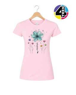 Teal Bloom Mama Splash Women's Tee