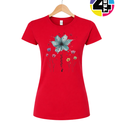 Teal Bloom Mama Splash Women's Tee