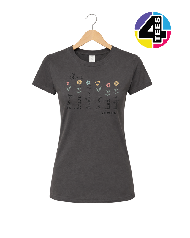 Blooming Strength Mom Women's Tee
