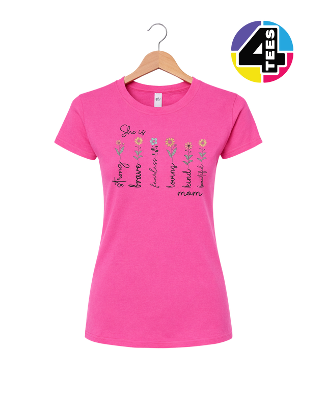 Blooming Strength Mom Women's Tee