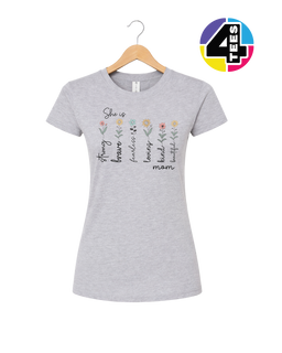 Blooming Strength Mom Women's Tee